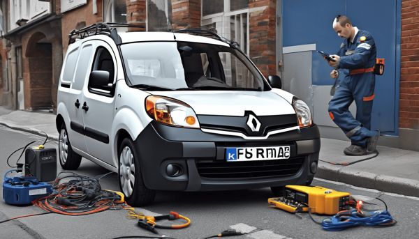 Un véhicule immobilisé à cause de la panne anti démarrage Renault Kangoo