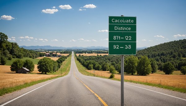 Calculez la distance entre deux villes en quelques étapes simples